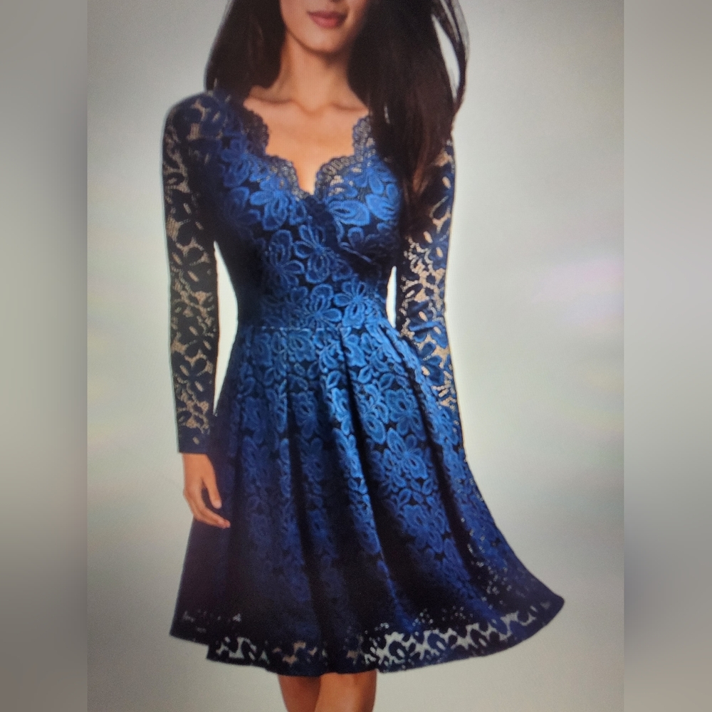 Navy lace XL MissMay Dress